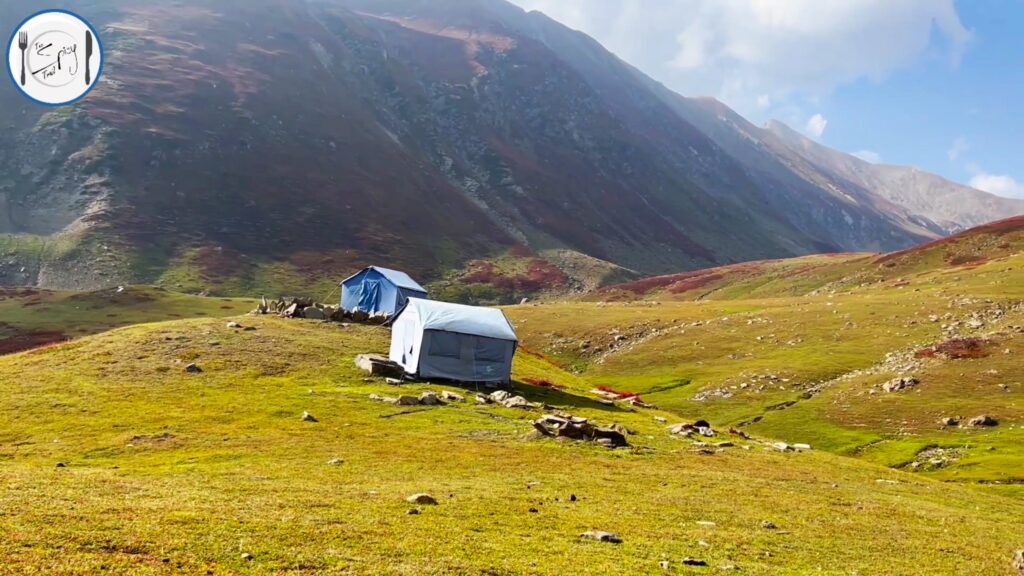 Patlian Base Camp in Chicken Tikka Recipe By The Spicy Trail Cooked at Patlian Lake Base Camp Kashmir Outdoor Cooking Travel Diaries 1.0