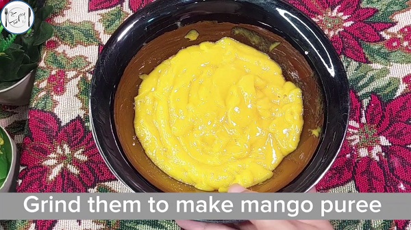 2nd step of Mango Ice Cream Recipe