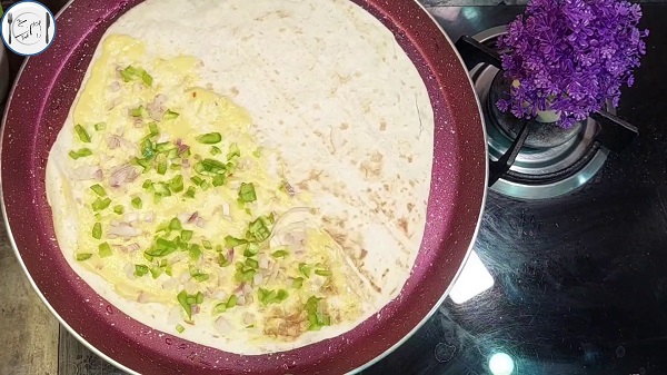 8th step of Chicken Cheese Quesadillas