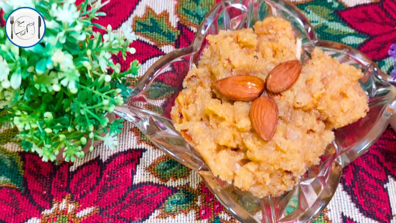 featured image of Suji Ka Halwa Recipe by The Spicy Trail Easy Suji Halwa Recipe