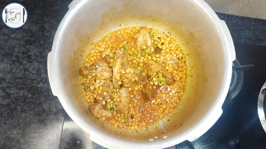 3rd step of Dal Chana Recipe By The Spicy Trail Dal Gosht Chicken Dal Recipe