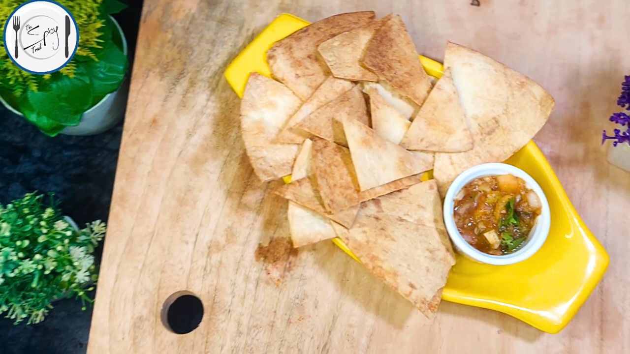 Featured Image of Easy Nachos Recipe By The Spicy Trail How to Make Tortilla Chips Nachos in Air Fryer