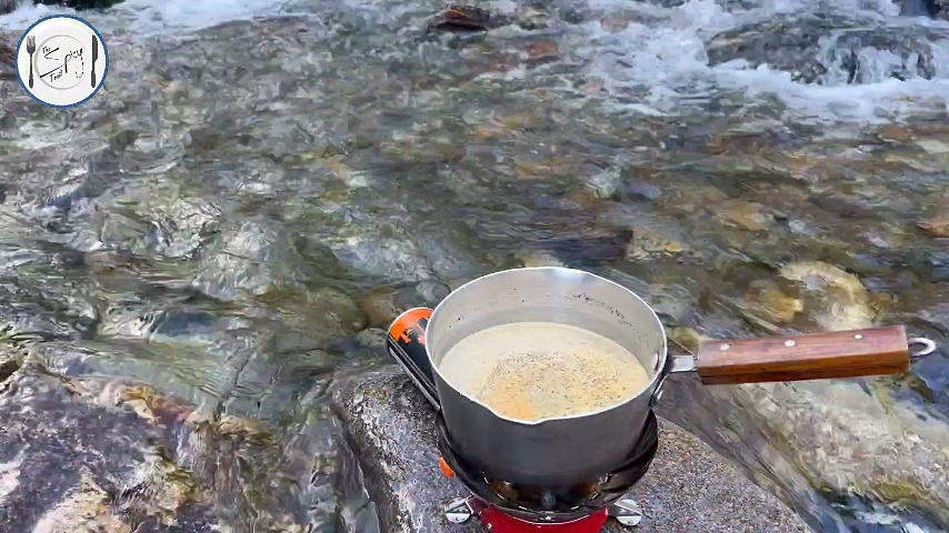 3rd step of Caramel Tea Recipe By The Spicy Trail Cooked at Margalla Waterfall, Kel Kashmir Caramel Milk Tea Recipe Outdoor Cooking Travel Diaries 1.0