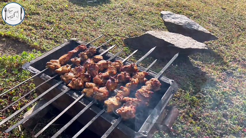 5th step of Chicken Tikka Recipe By The Spicy Trail Cooked at Patlian Lake Base Camp Kashmir Outdoor Cooking Travel Diaries 1.0