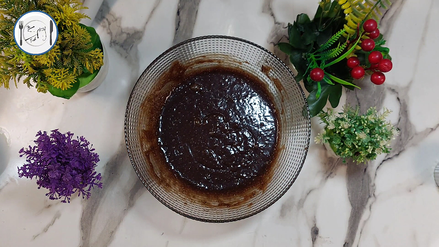 2nd step of Nutella Brownie Recipe By The Spicy Trail Chocolate Fudge Brownie Recipe