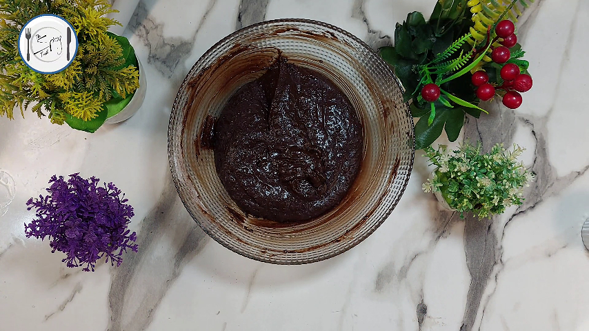 3rd step of Nutella Brownie Recipe By The Spicy Trail Chocolate Fudge Brownie Recipe