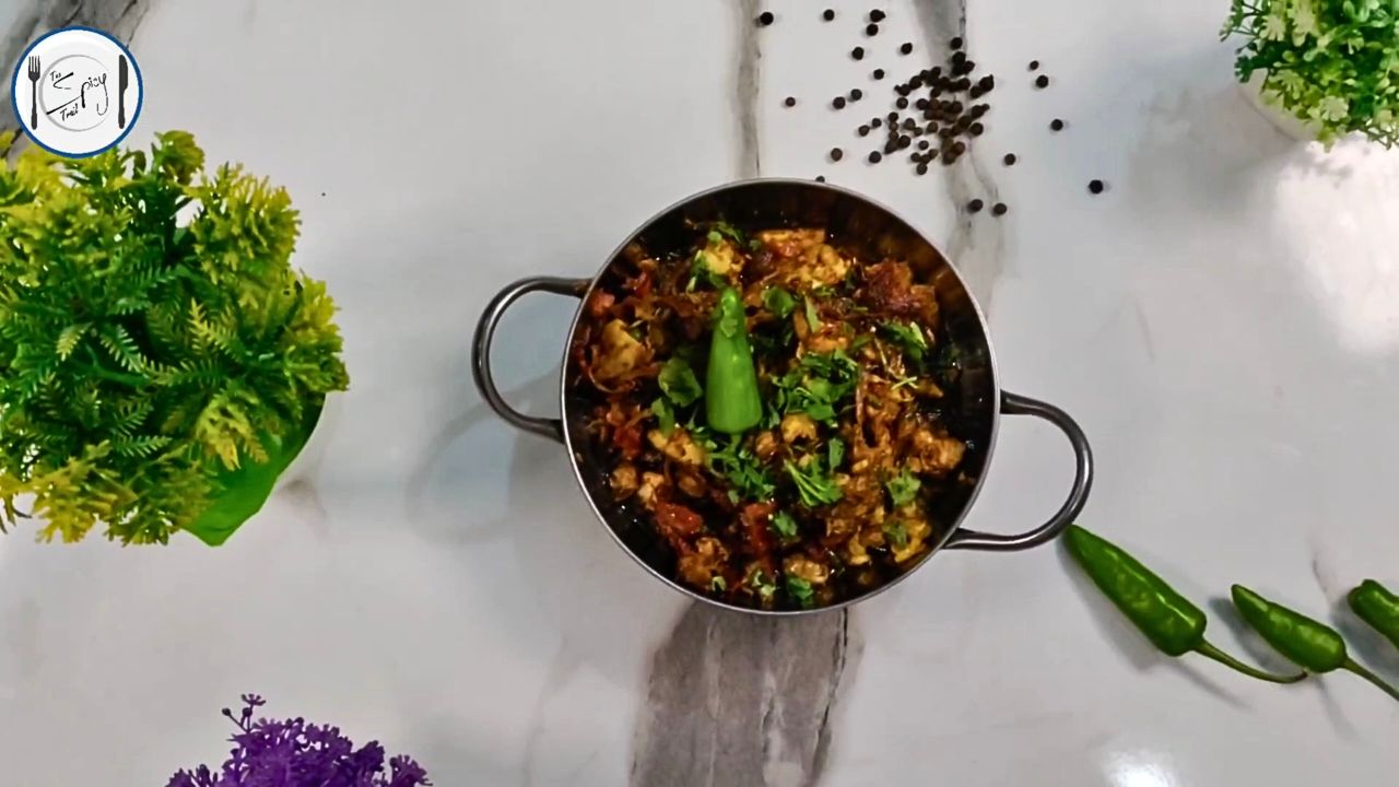 Featured Image of Maghaz Fry Recipe By The Spicy Trail Brain Masala Recipe