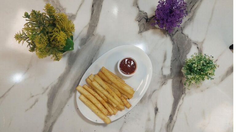 Potato Long Fries Recipe By The Spicy Trail | Long French Fries