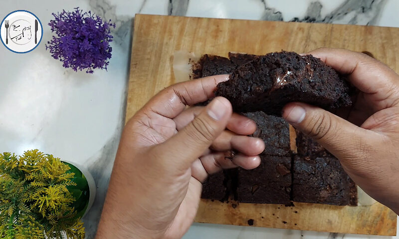 Nutella Brownie Recipe By The Spicy Trail | Chocolate Fudge Brownie Recipe