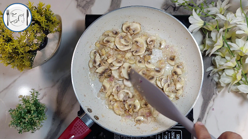 3rd step of Easy Chicken Stroganoff Recipe By The Spicy Trail How To Cook Chicken Mushroom Recipe