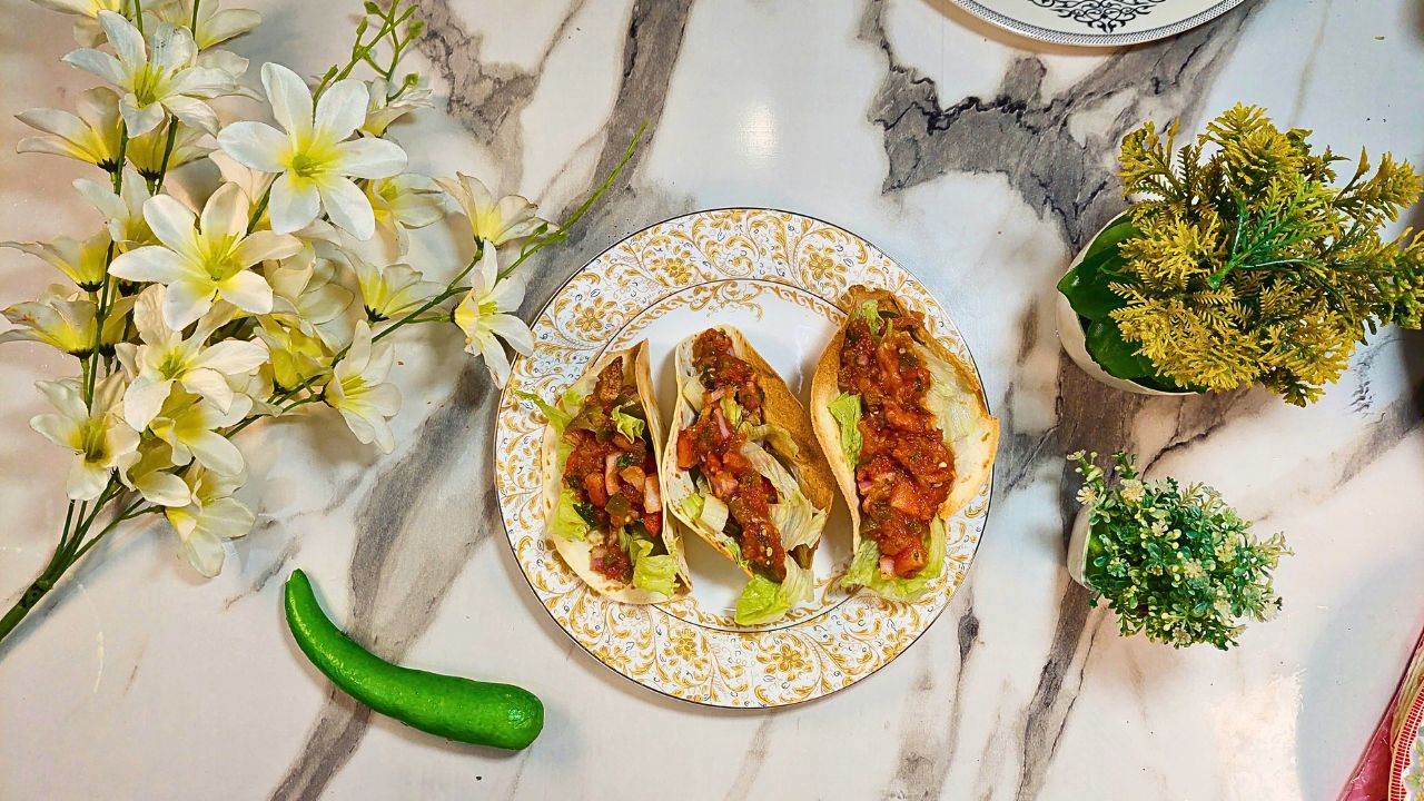 Featured Image of Crispy Chicken Tacos With Jalapeno Salsa Recipe By The Spicy Trail Oven Baked Tacos Recipe