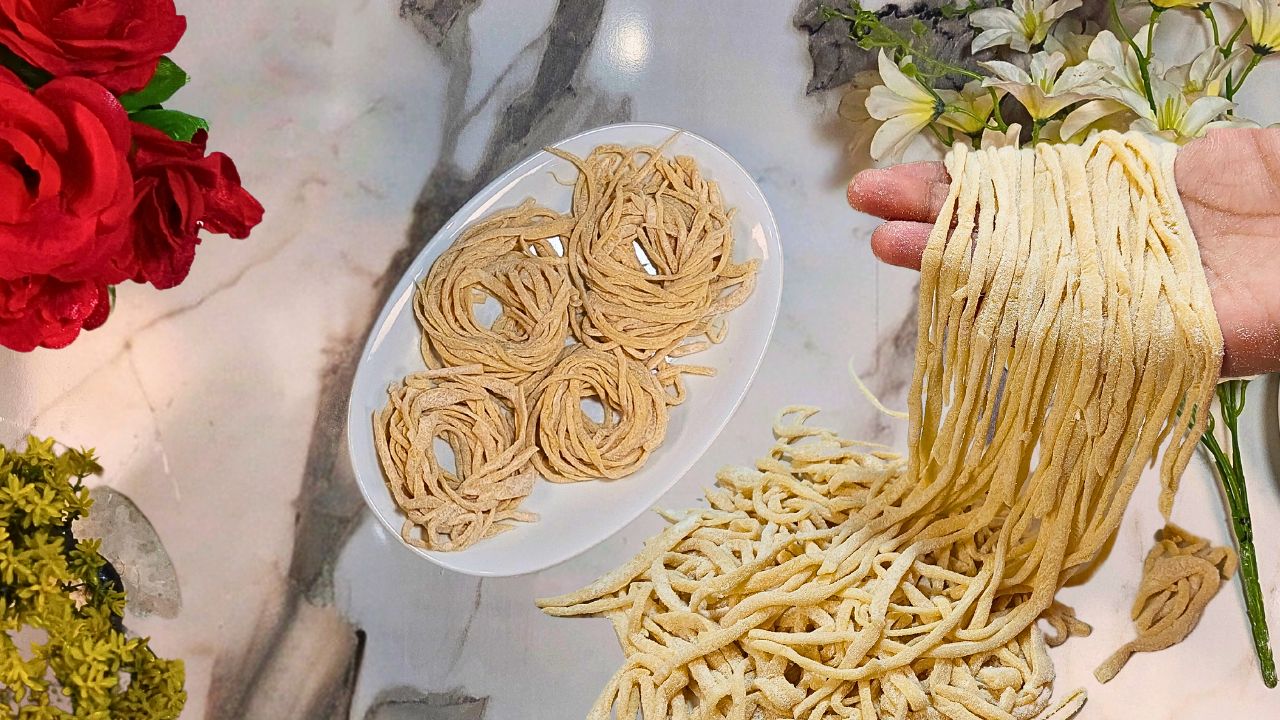 Featured image of Homemade Chinese Egg Noodles Recipe By The Spicy Trail Easy Chow Mein Noodles Recipe