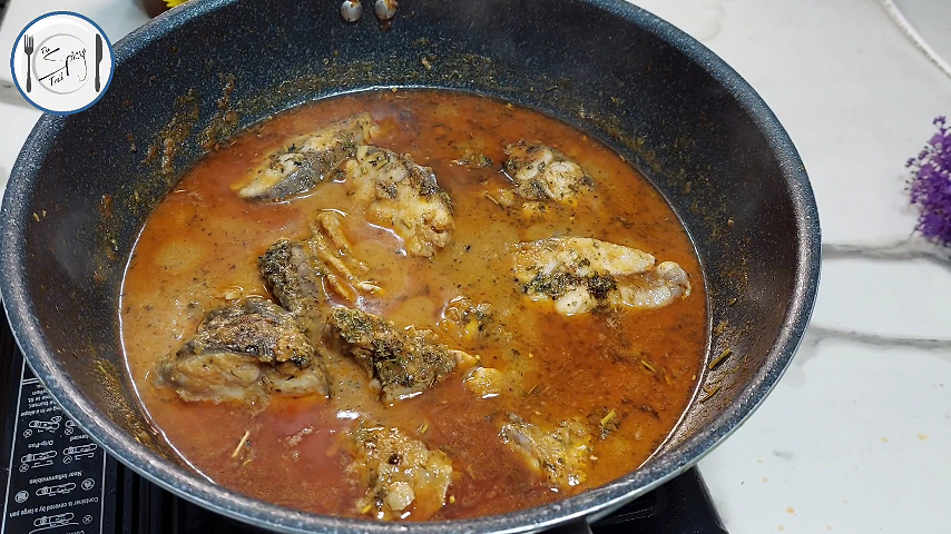 4th step of Fish Curry Recipe By The Spicy Trail Machli Ka Salan Fish Masala