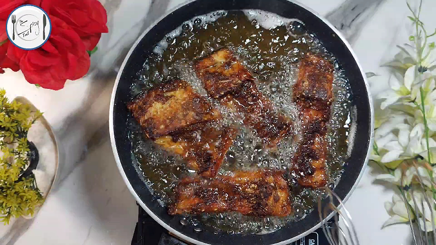 4th step of Lahori Fried Fish Recipe By The Spicy Trail Fish Fry with Homemade Fish Masala Powder