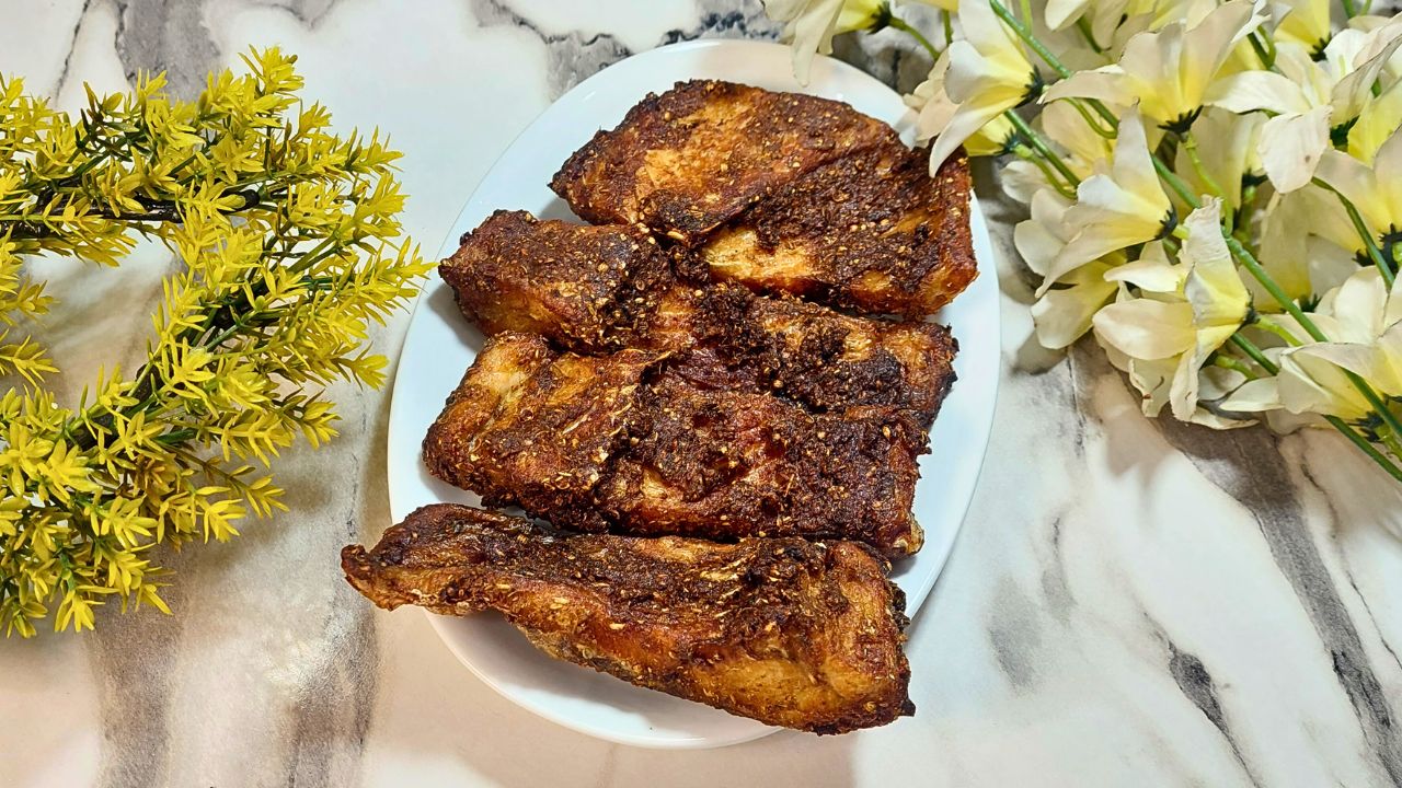 Featured Image of Lahori Fried Fish Recipe By The Spicy Trail Fish Fry with Homemade Fish Masala Powder