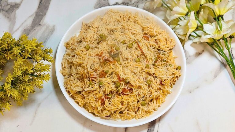 Peas Pulao Recipe By The Spicy Trail | Matar Chawal | Matar Pulao | Vegetarian Recipes