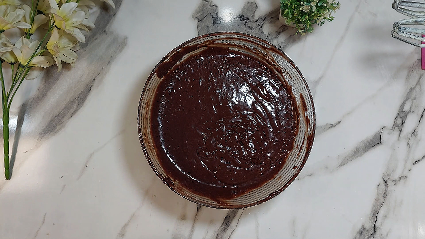 3rd step of Simple Chocolate Cake Recipe By The Spicy Trail Easy Birthday Cake Eid Special Dawat Recipes