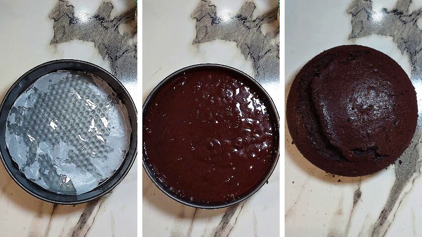 4th step of Simple Chocolate Cake Recipe By The Spicy Trail Easy Birthday Cake Eid Special Dawat Recipes